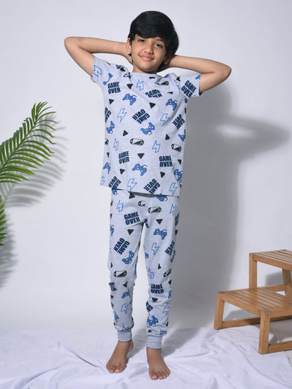 Game Boys Pyjama Set - Melange