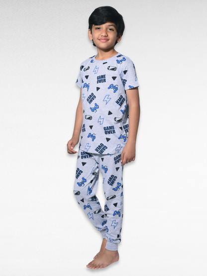 Game Boys Pyjama Set - Melange